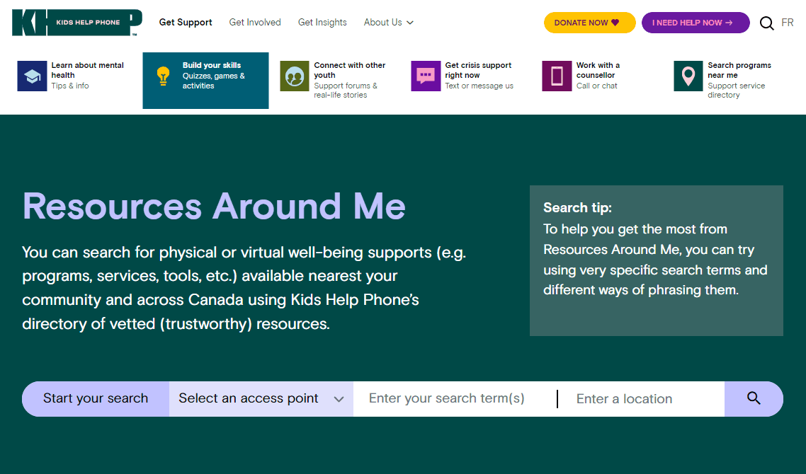 MEMOTEXT Partners with Kids Help Phone to Launch “Resources Around Me”