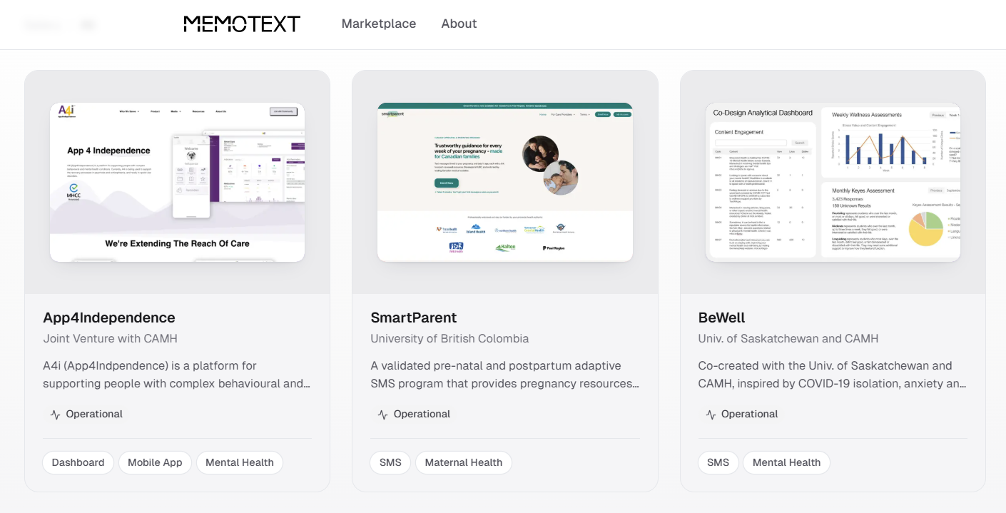 MEMOTEXT Marketplace screenshot
